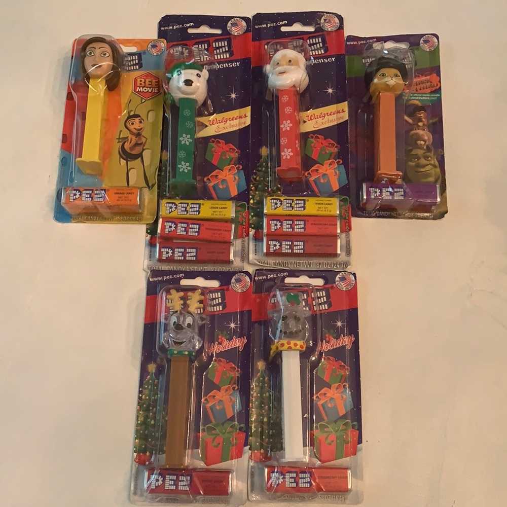 6 Pez Dispensers.